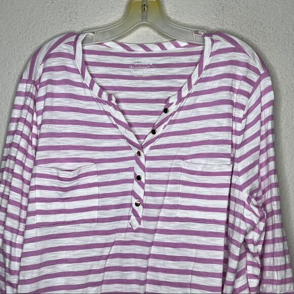 Chico's‎ Striped Shirt - Picture 2 of 6